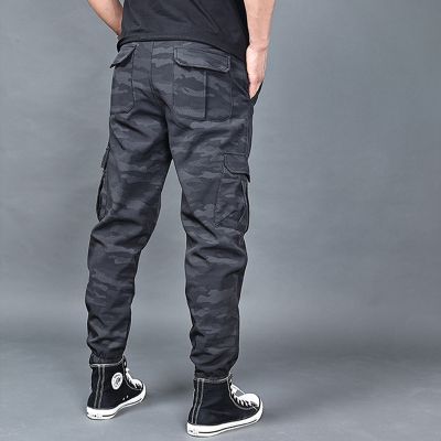 Multi Pocket Straight Leg Cargo Pants