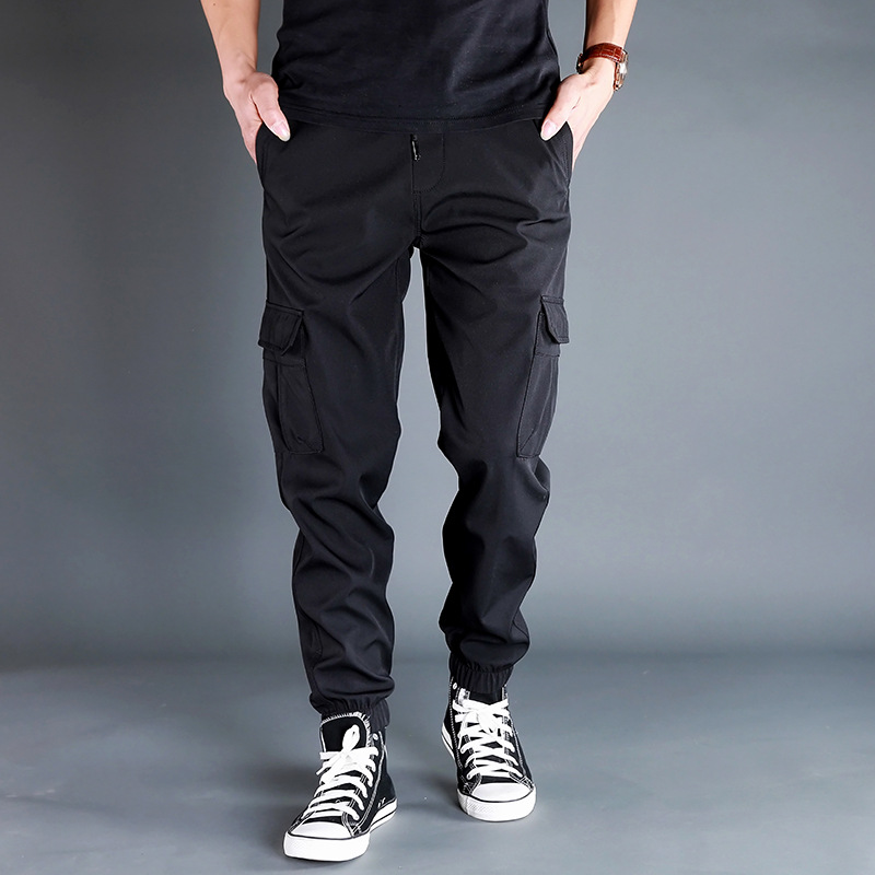 Multi Pocket Straight Leg Cargo Pants