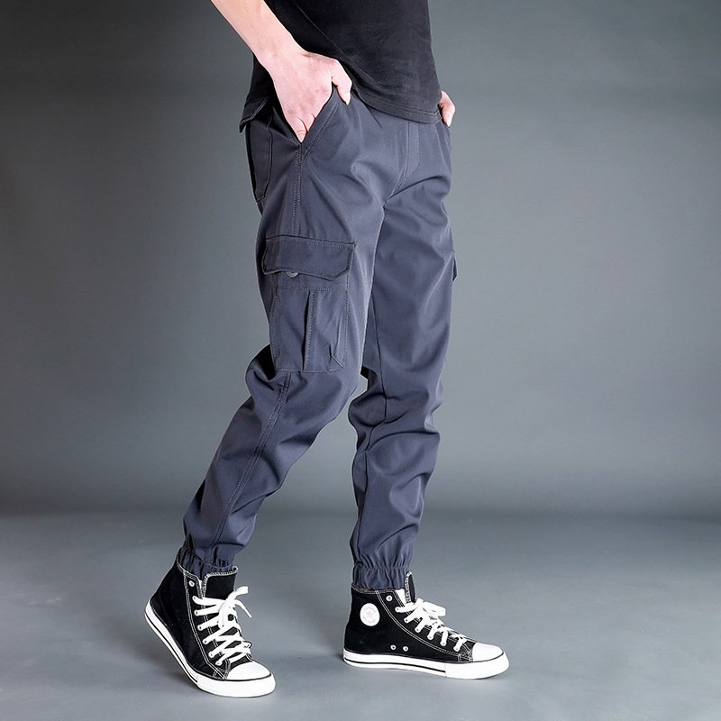 Multi Pocket Straight Leg Cargo Pants