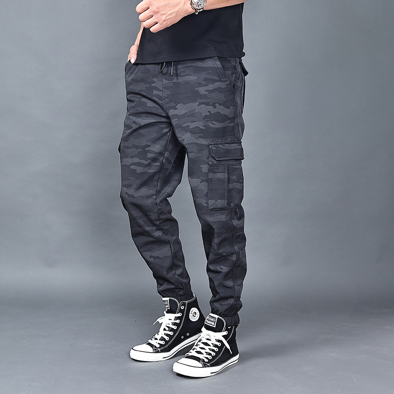 Multi Pocket Straight Leg Cargo Pants