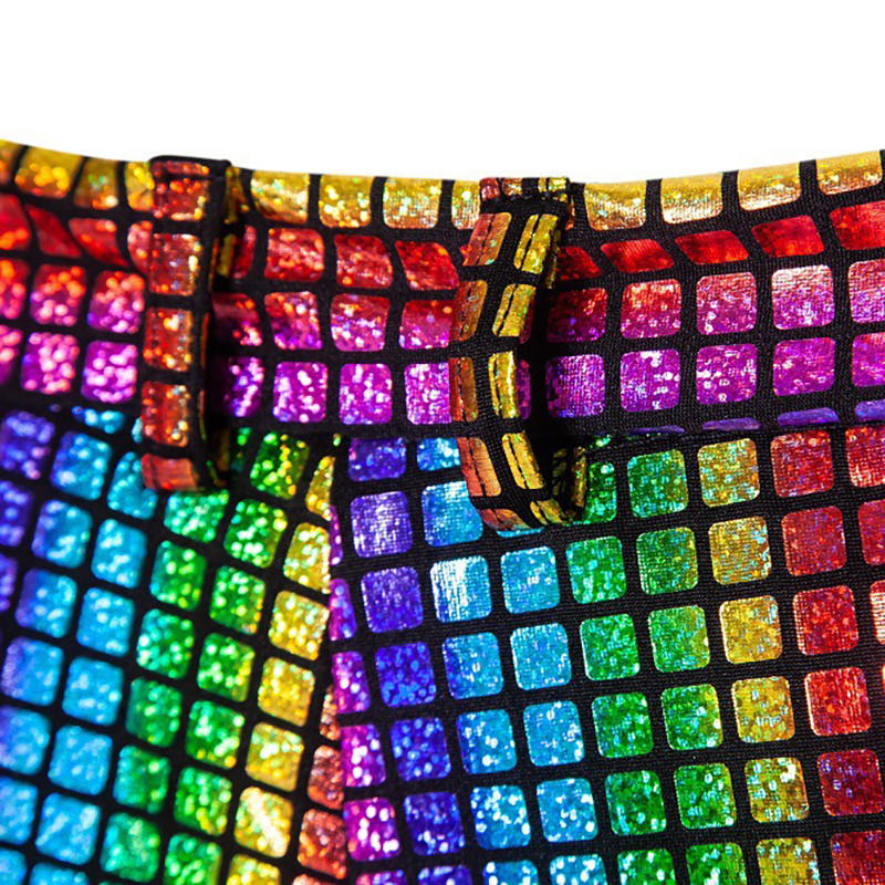 Hip Hop Rainbow Sequined Casual Pants