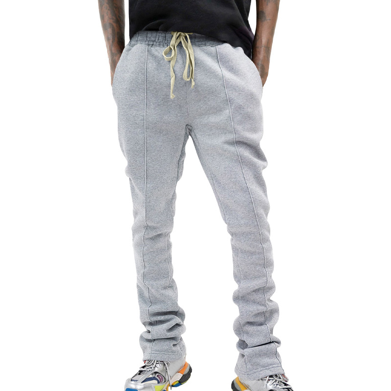 Patchwork Flared Track Pants