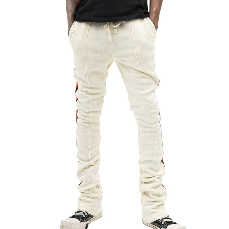 Patchwork Flared Track Pants