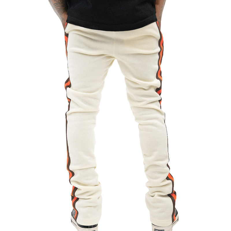 Patchwork Flared Track Pants