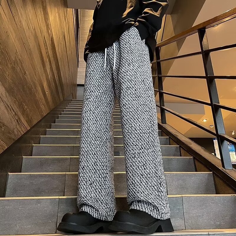 Elegant Gray Casual Pants