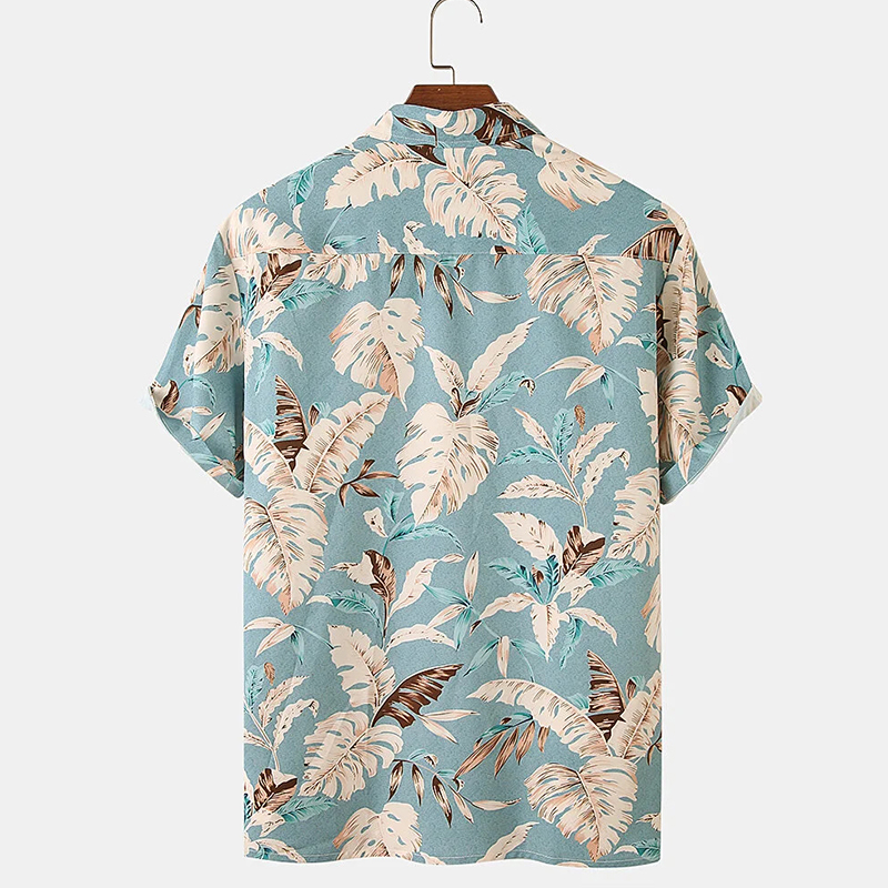 Hawaiian Vacation Print Short Sleeve Shirt
