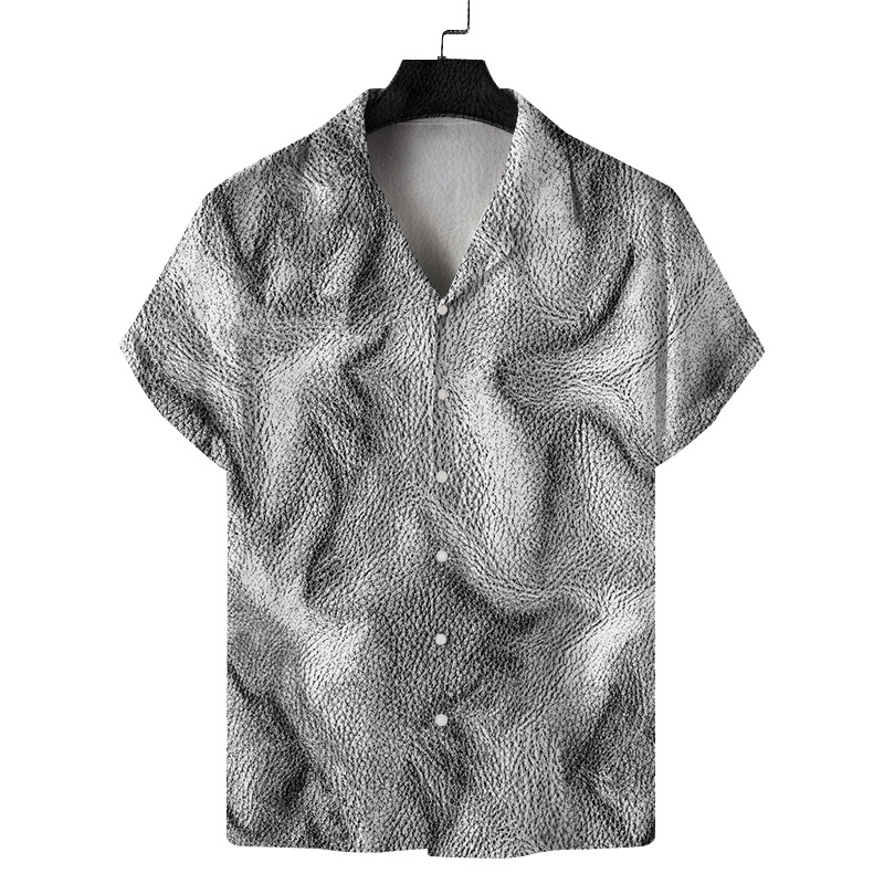 Summer Short Sleeve Coconut Print Shirt