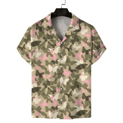 Casual Multicolor Printed Short Sleeve Shirt