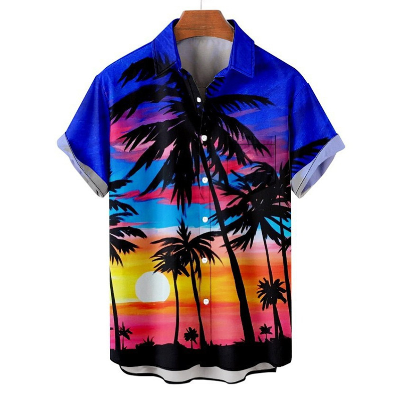 Fashion Printed Short Sleeve Shirt