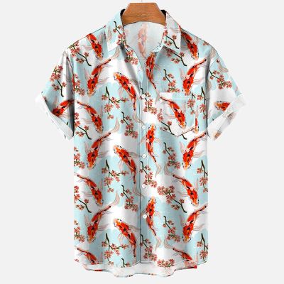 Fashion Printed Short Sleeve Shirt