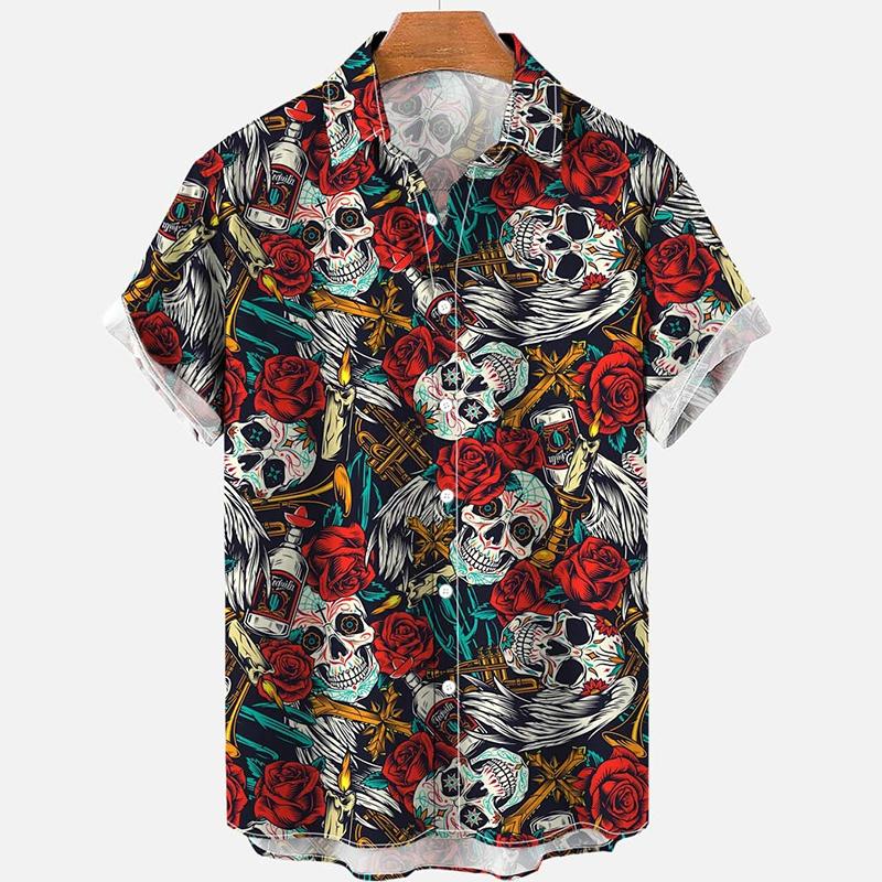 Fashion Printed Short Sleeve Shirt