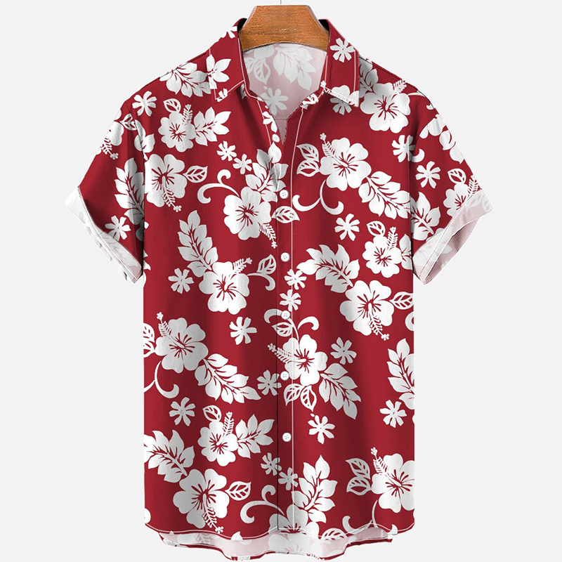 Fashion Printed Short Sleeve Shirt