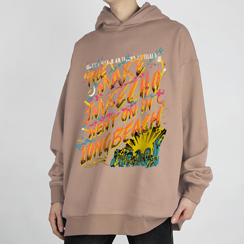 Graffiti Letter Printed Hoodies Graffiti Letter Printed Hoodies