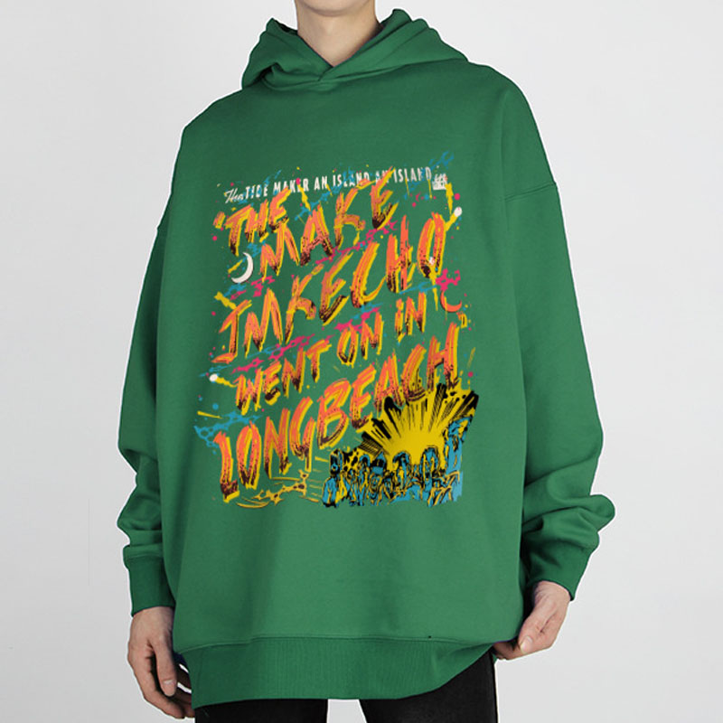 Graffiti Letter Printed Hoodies Graffiti Letter Printed Hoodies