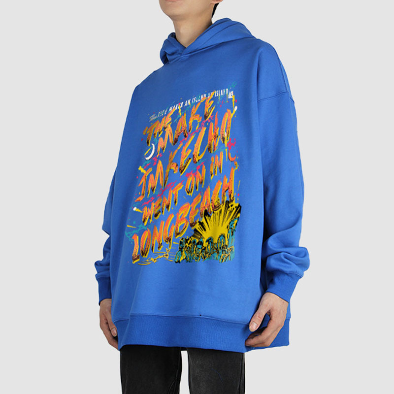 Graffiti Letter Printed Hoodies Graffiti Letter Printed Hoodies