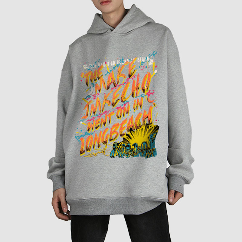 Graffiti Letter Printed Hoodies Graffiti Letter Printed Hoodies