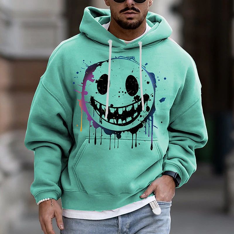 Ghostface Print Casual Hoodie