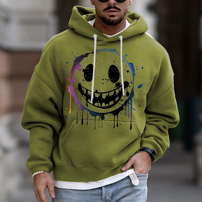 Ghostface Print Casual Hoodie