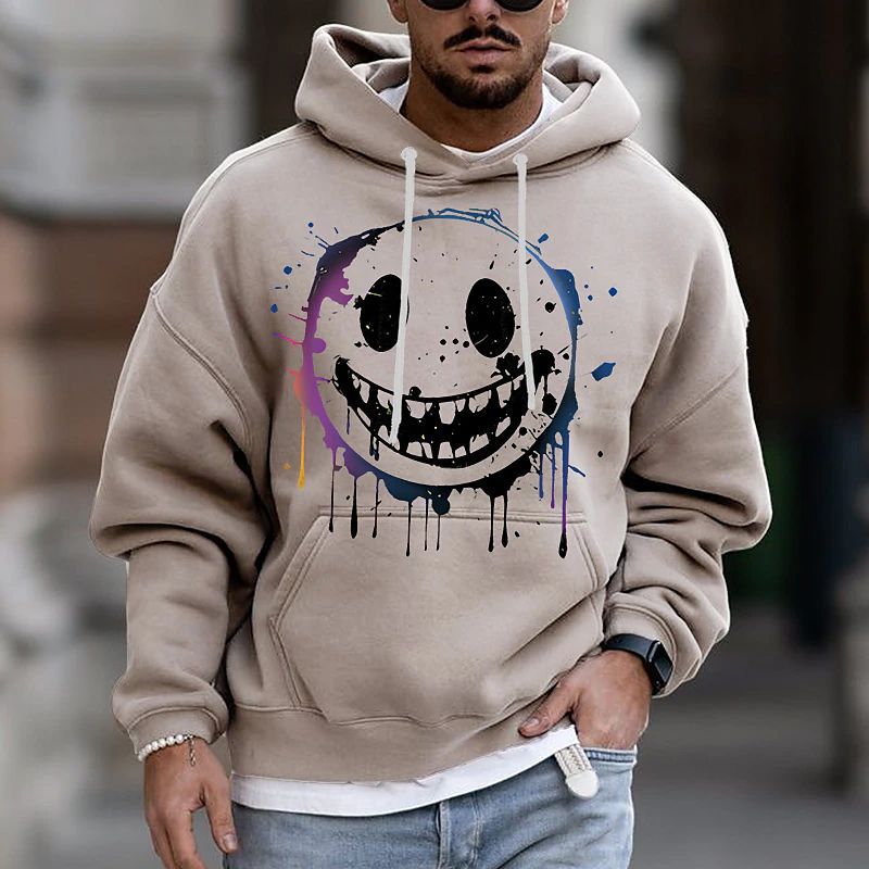 Ghostface Print Casual Hoodie