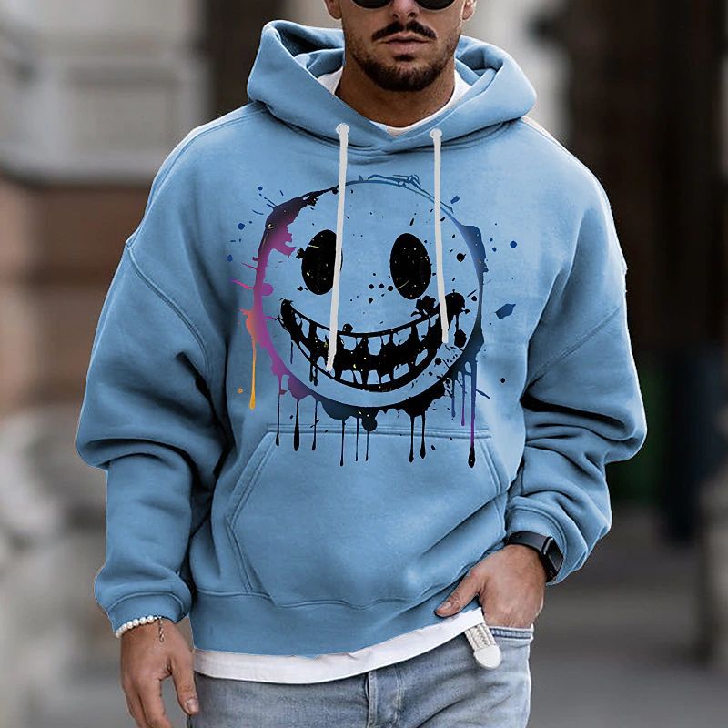 Ghostface Print Casual Hoodie