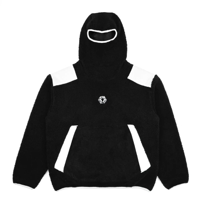 Paneled Sherpa Warm Hoodie