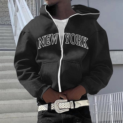 Hip Hop New York Printed Hoodie
