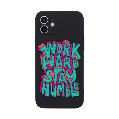iPhone 15 “Work Hard Stay Humble” Phone Case