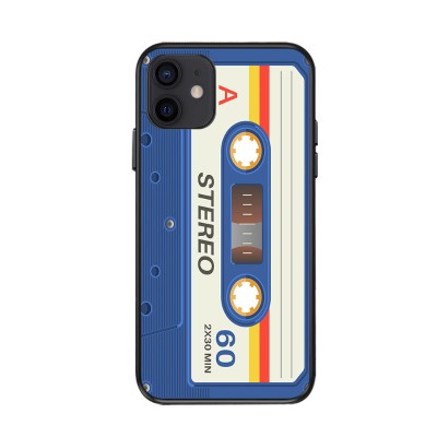 iPhone 15 Tape Print Retro Phone Case