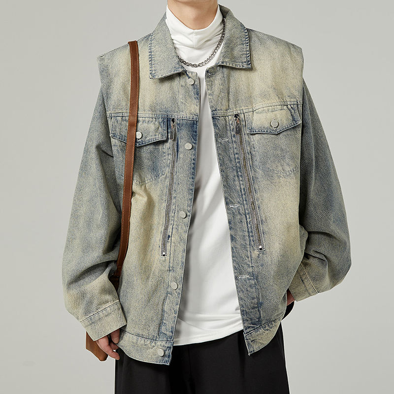 Distressed Washed All-Match Denim Jacket