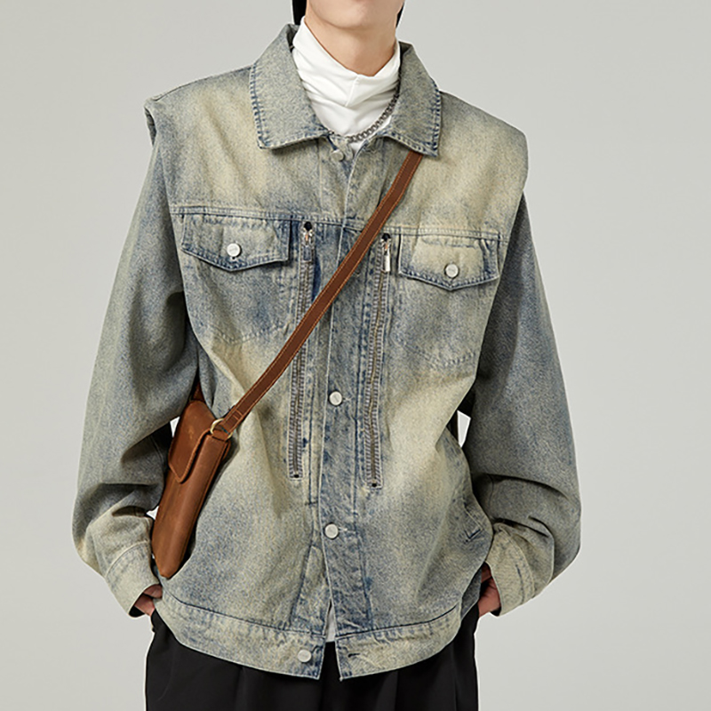 Distressed Washed All-Match Denim Jacket