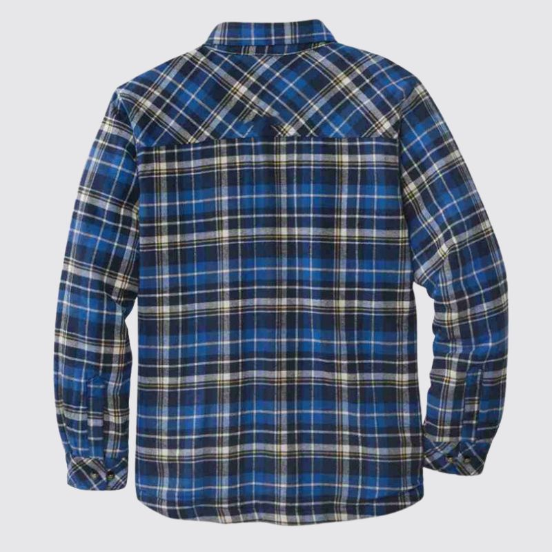 Classic Plaid Shirt Loose Fleece Coat