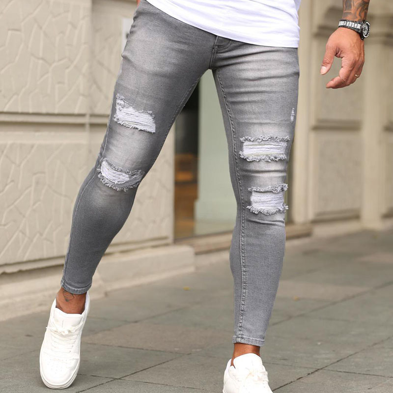 Basic Grey Stretch Jeans