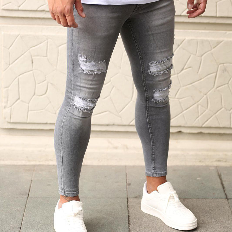 Basic Grey Stretch Jeans