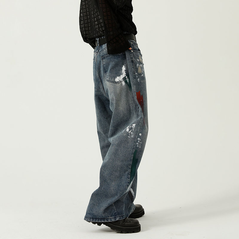 Unisex Fashion Straight Jeans