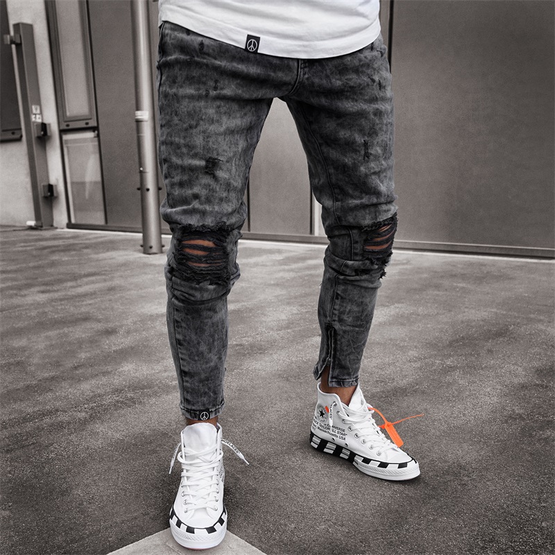 Ripped Hip Hop Jeans