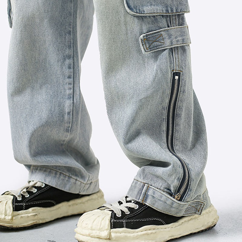 Vintage Simple Pocket Jeans