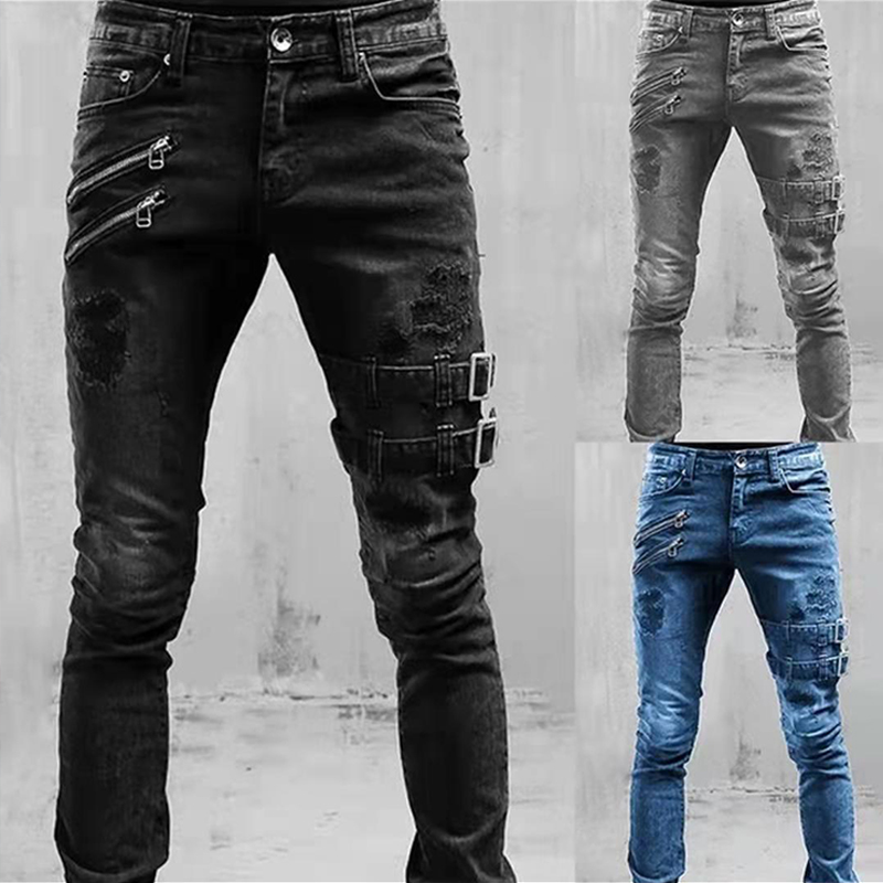 Trendy Personalized Stretch Skinny Jeans