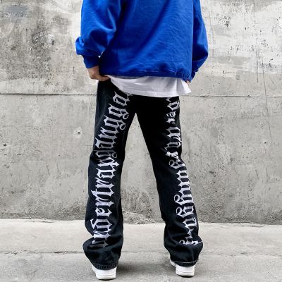 Street Retro Hiphop Loose Trousers