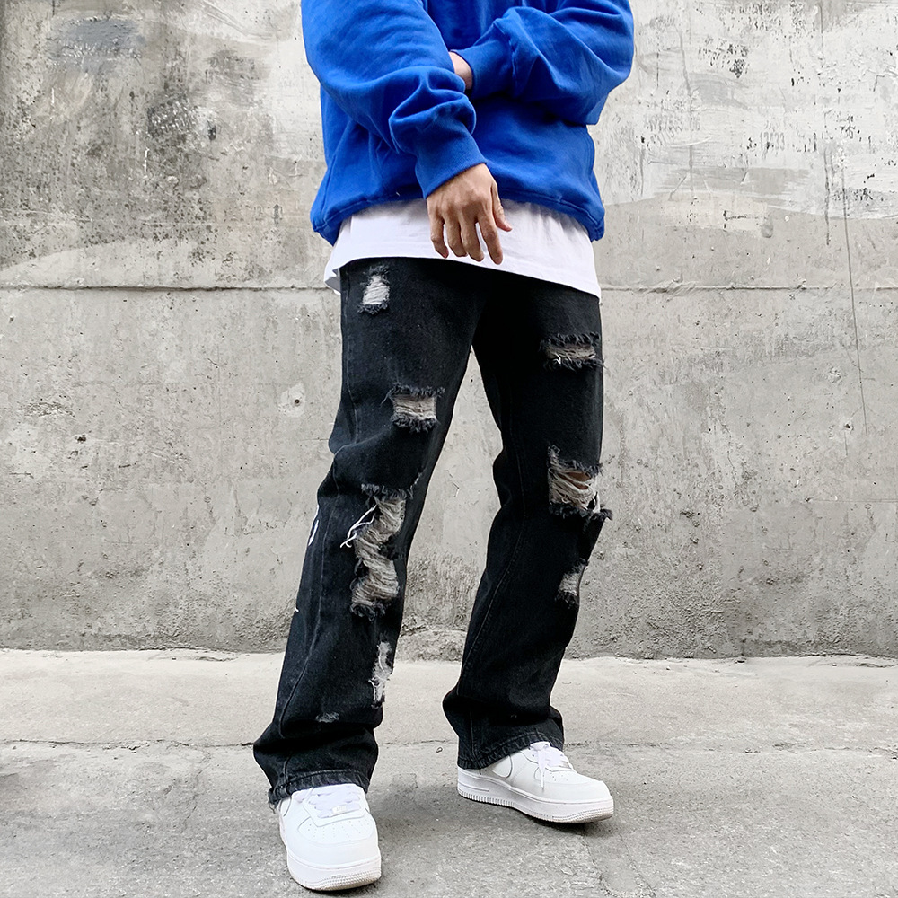 Street Retro Hiphop Loose Trousers