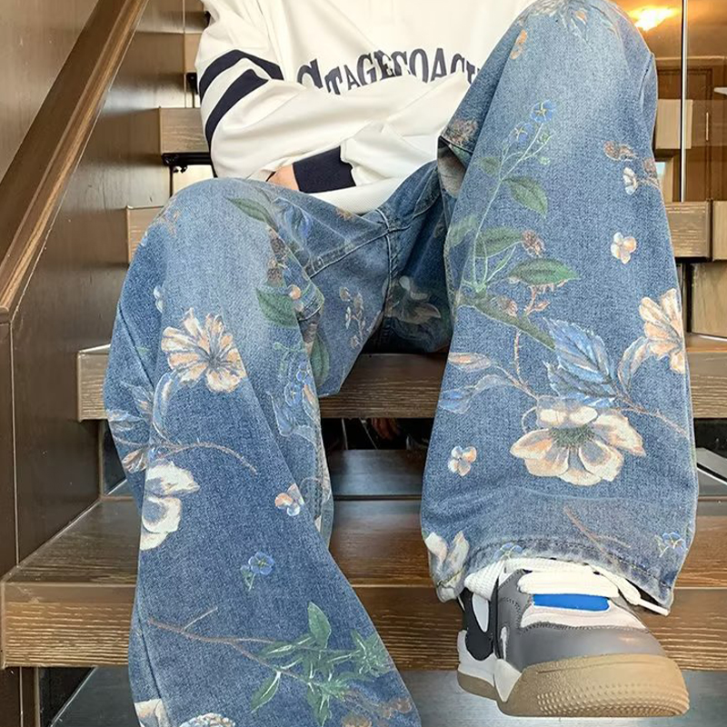 Floral Vibe Bootcut Jeans