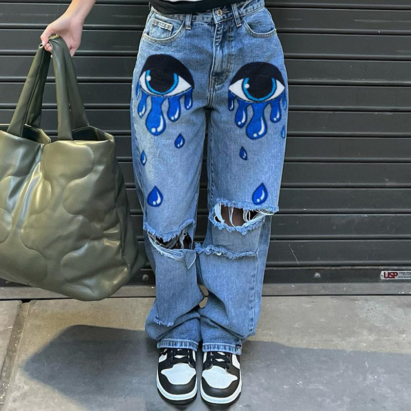 Street Fashion Casual Jeans