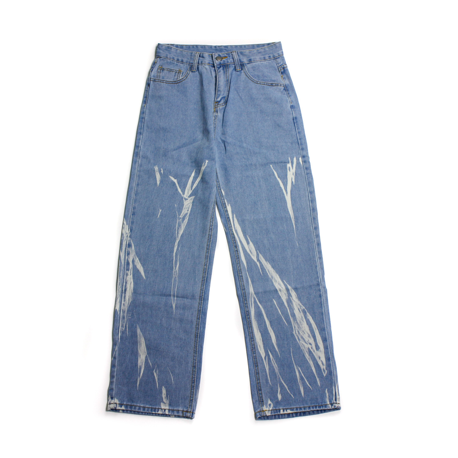 Loose Straight Leg Gradient Jeans