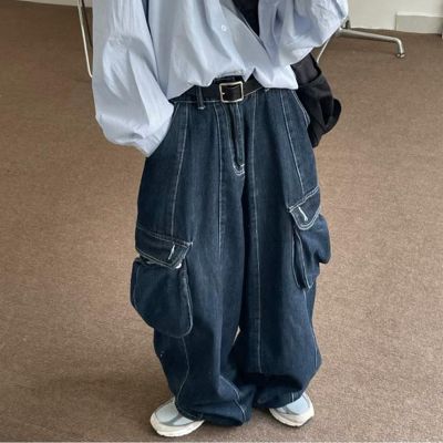 Vintage Oversized Pocket Baggy Jeans