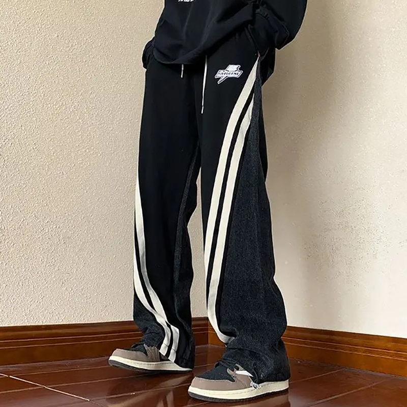 Fashionable Street Patchwork Jeans