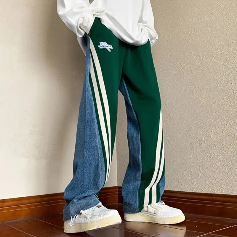 Fashionable Street Patchwork Jeans