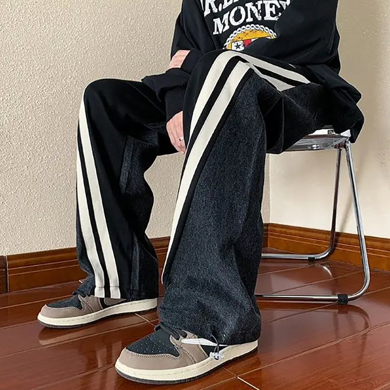 Fashionable Street Patchwork Jeans