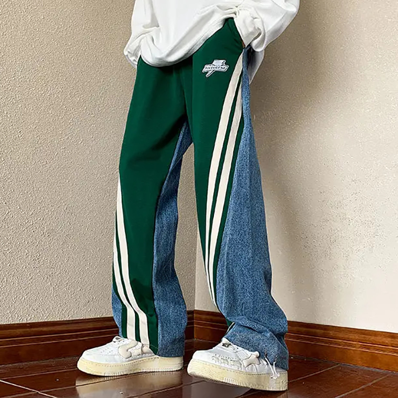 Fashionable Street Patchwork Jeans