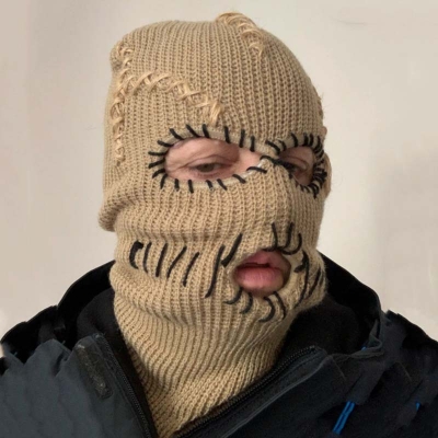 Funny Pullover Face Covering Knitted Balaclava