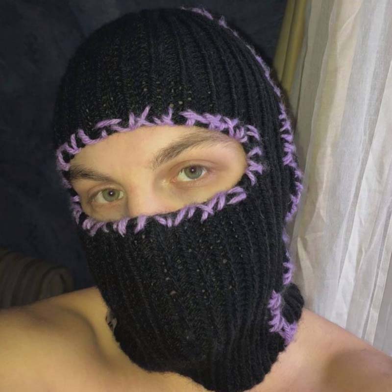 Funny Pullover Face Covering Knitted Balaclava