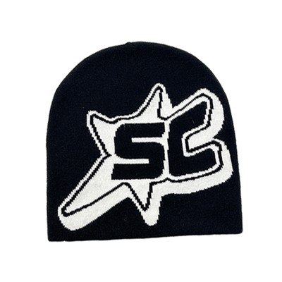 Y2K Fashion Star Letter Warm Hat